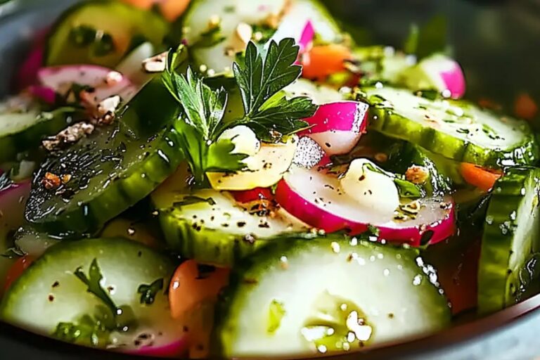 Fresh Pickled Cucumber Salad Recipe