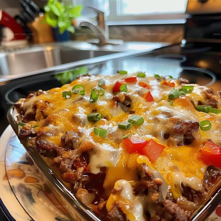 Philly Cheese Steak Casserole Recipe