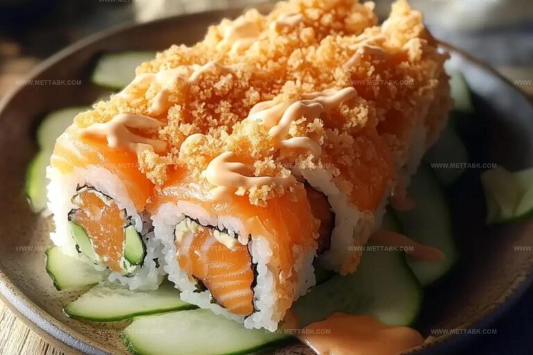 Crunchy Salmon Roll Recipe