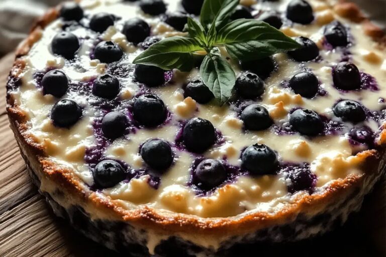 Cottage Cheese Blueberry Bake Recipe