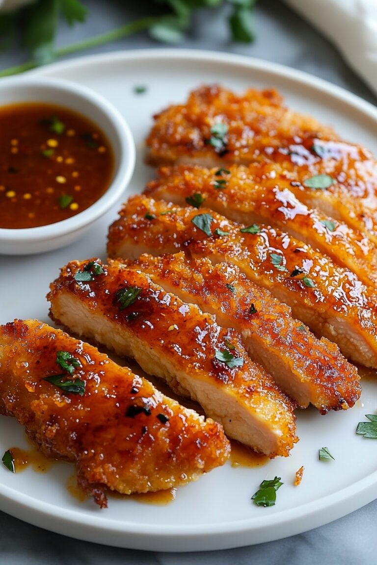 Crispy Baked Hot Honey Chicken Recipe