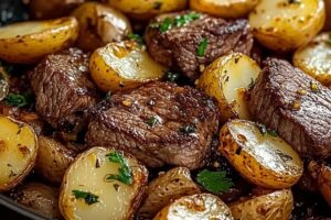 Garlic Butter Steak And Potatoes Skillet Recipe