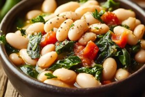 Mediterranean White Beans & Greens Recipe