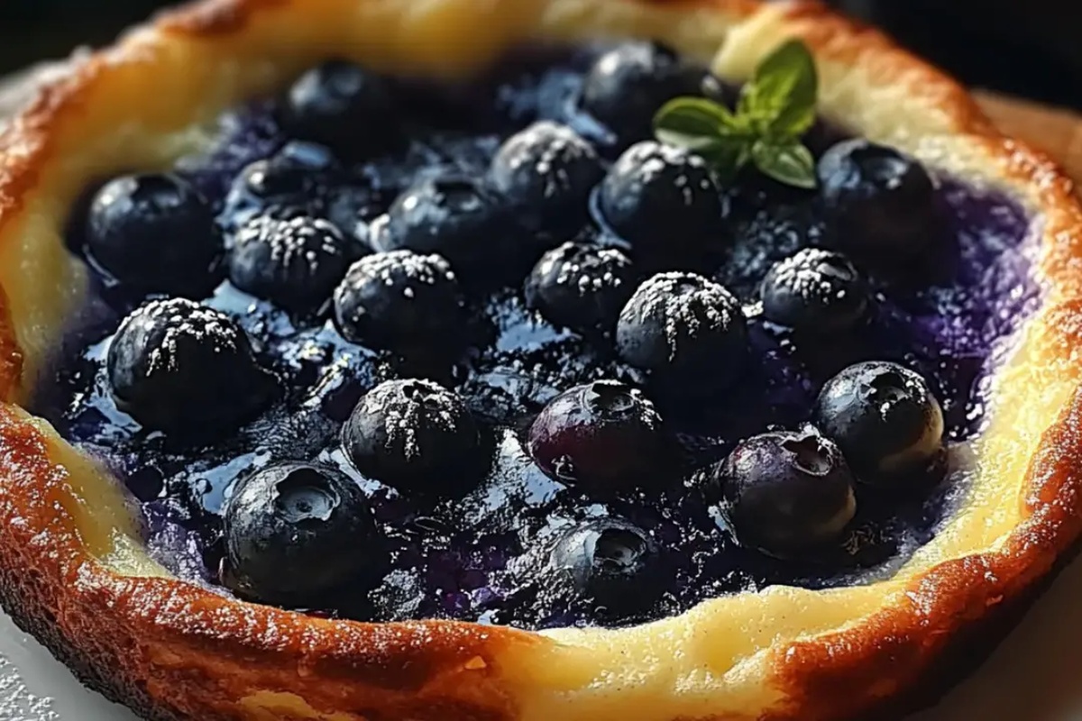 Blueberry Lemon Dutch Baby Recipe