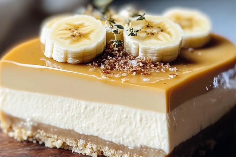 4-Ingredient Banana Greek Yogurt Cheesecake Recipe