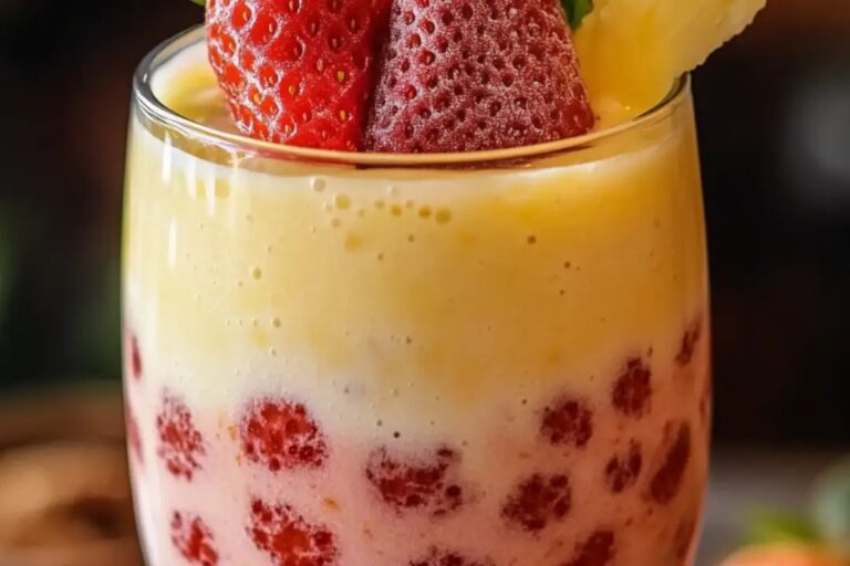 Strawberry Pina Colada Smoothie Recipe