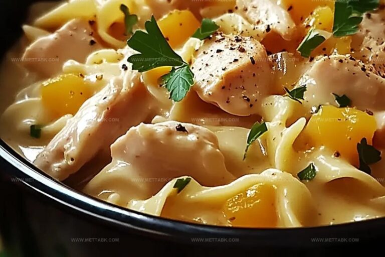 Comforting Chicken & Noodles Crock Pot Recipe