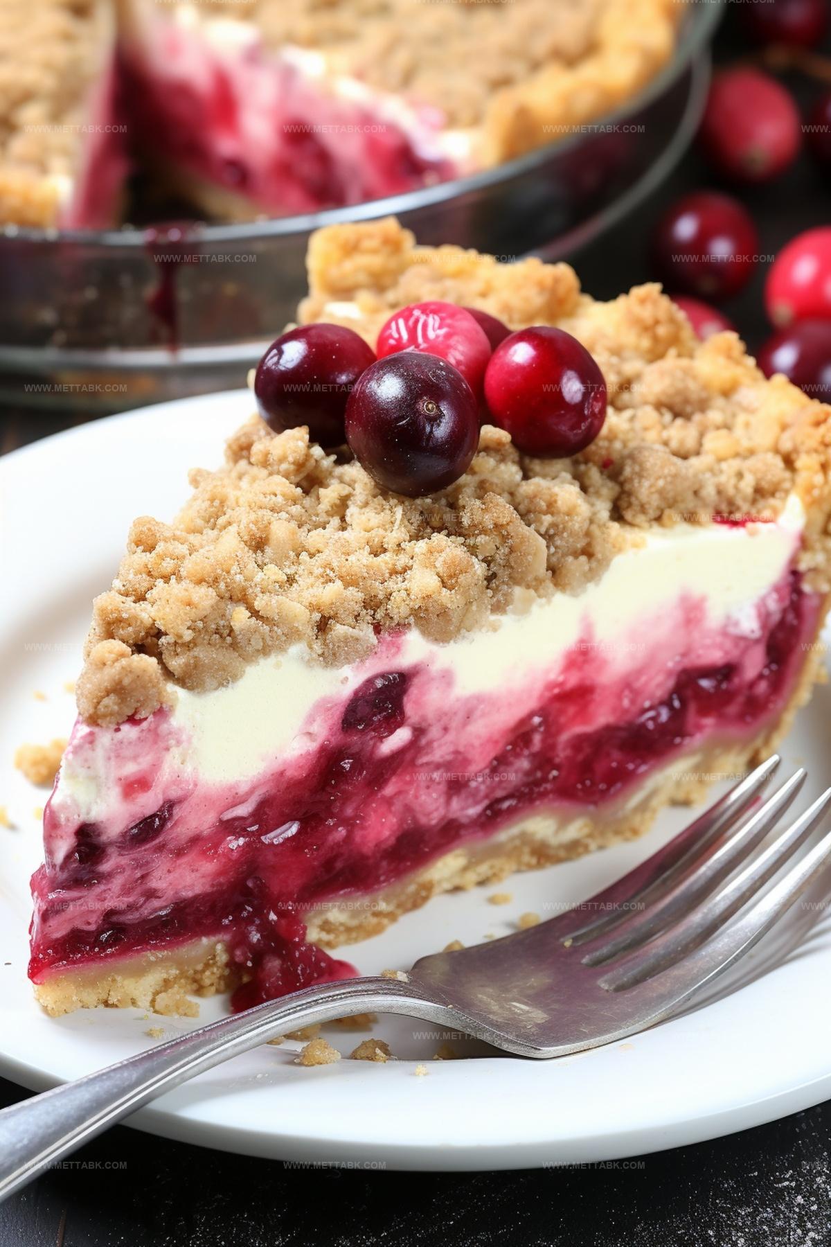 Cranberry Cheesecake Pie Recipe