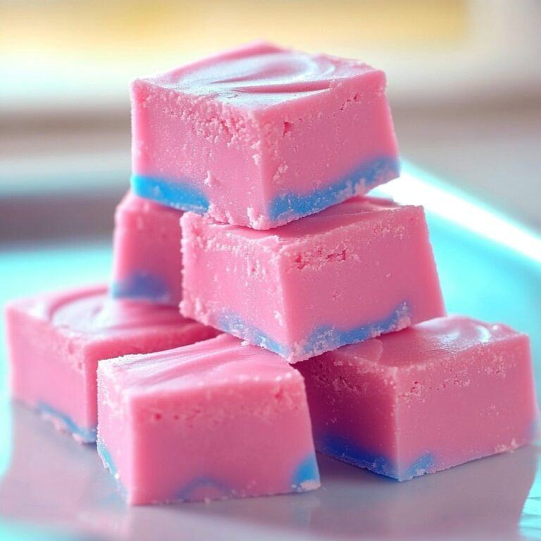 Homemade Cotton Candy Fudge Recipe