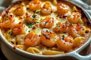 Shrimp Scampi Pasta Bake Recipe