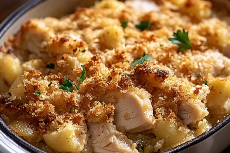 Chicken & Stuffing Casserole Recipe