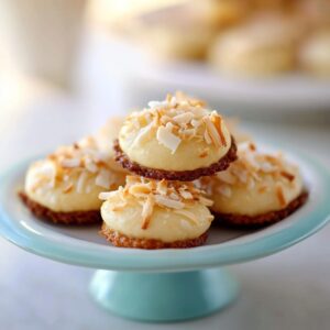 Coconut Macaron Cookie Nests Recipe