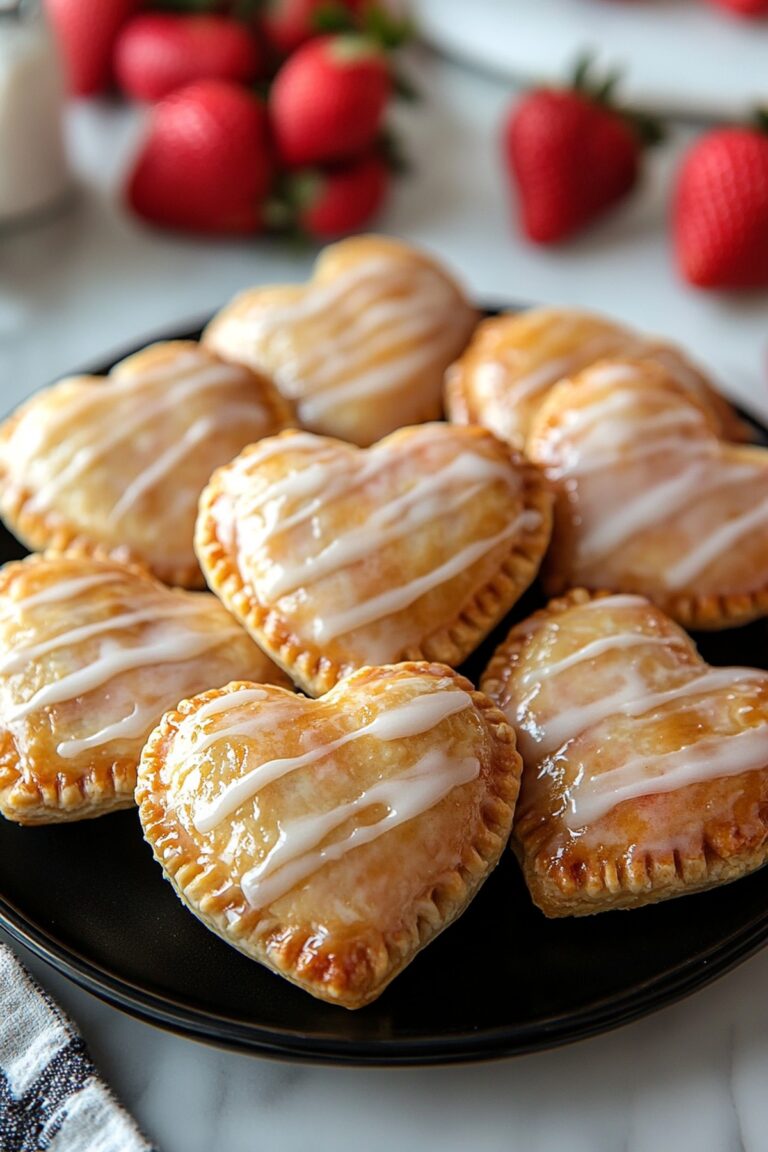 Strawberry Heart Hand Pies Recipe