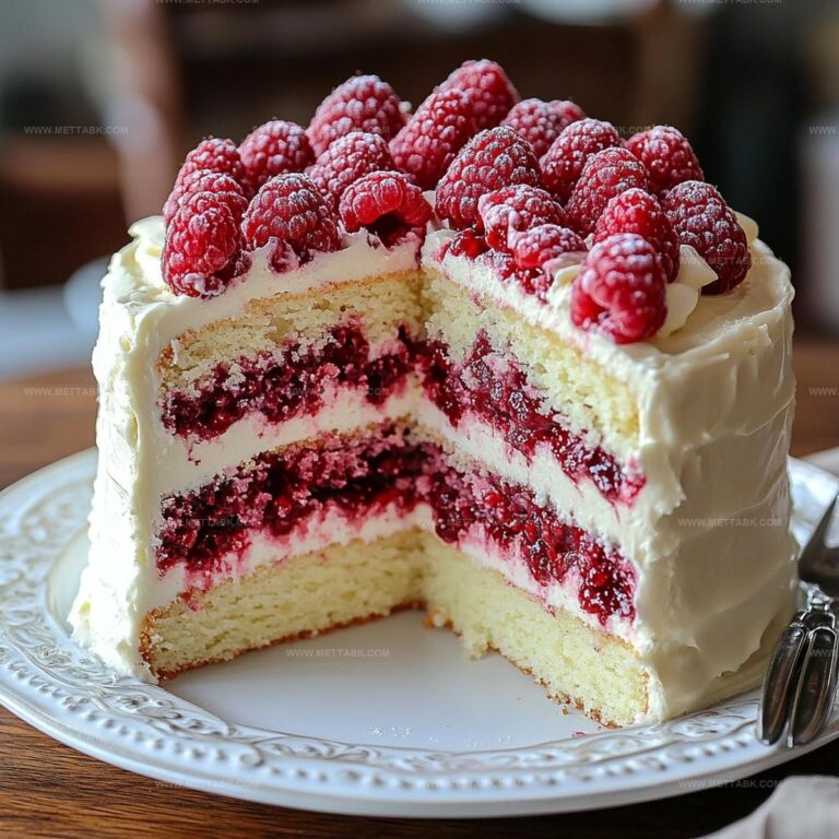 White Chocolate Raspberry Cake Recipe