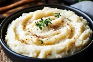 Easy Creamy Cauliflower Mashed Potatoes Recipe