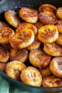 Pan Fried Cinnamon Bananas Recipe