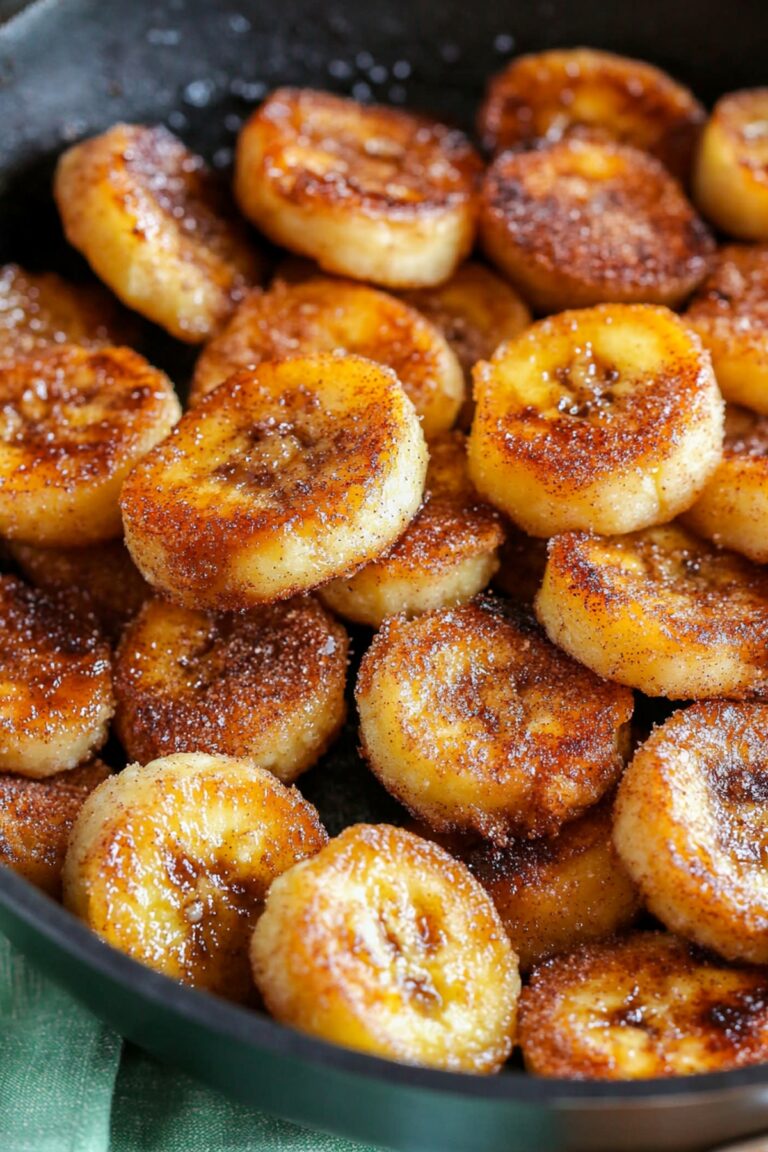 Pan Fried Cinnamon Bananas Recipe