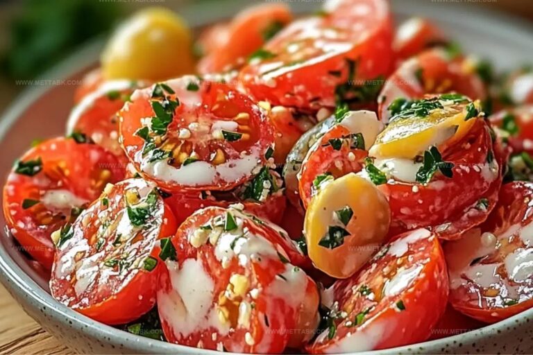 Tomato Garlic Salad Recipe