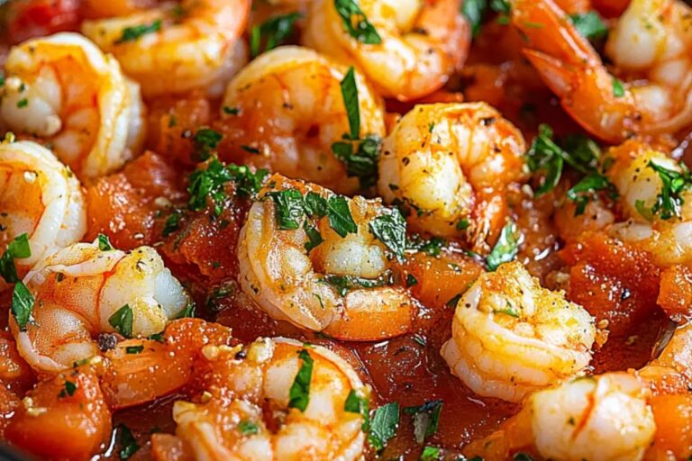 Garlic Shrimp In Tomato Sauce Recipe