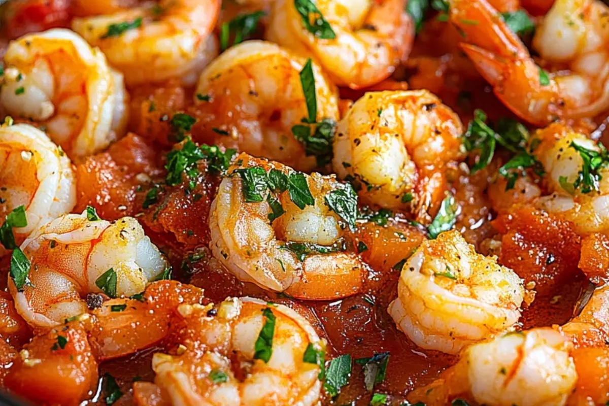 Garlic Shrimp In Tomato Sauce Recipe