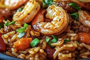 Delicious Shrimp Sausage Dirty Rice Recipe