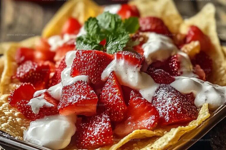 Strawberry Cheesecake Nachos Recipe