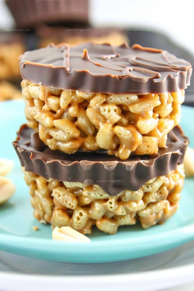 Chocolate Peanut Butter Rice Krispy Cups Recipe