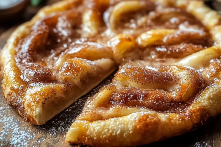 Cinnamon-Sugar Pizza Made With Crescent Rolls Recipe