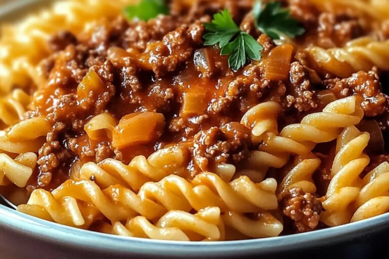 Quick Sloppy Joe Pasta Casserole Recipe