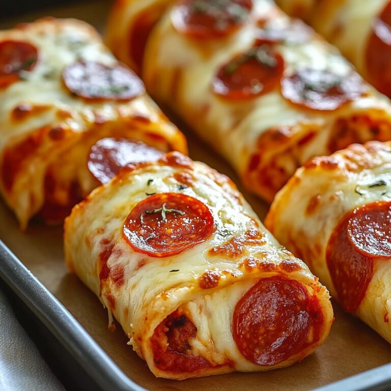 Cheesy Pepperoni Pizza Roll-Ups Recipe
