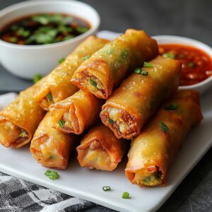 Crispy Air Fryer Spring Rolls Recipe