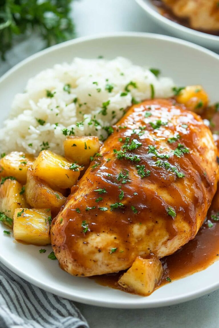 Baked Pineapple Bbq Chicken Breast Recipe