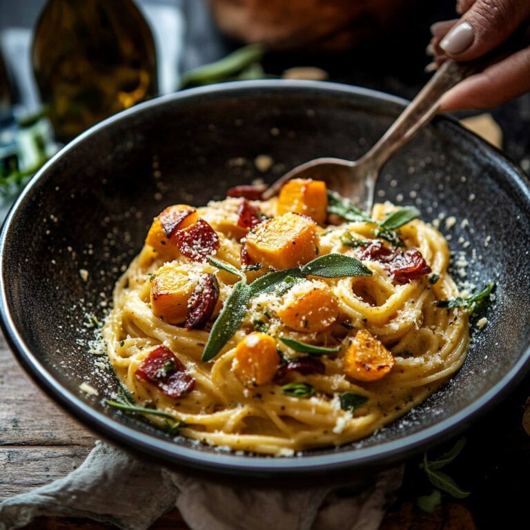 Savory Roasted Butternut Squash And Sage Pasta Recipe