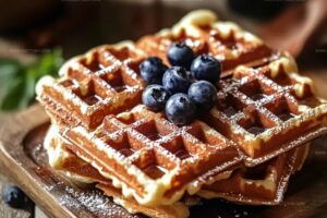 Quick High Protein Waffles Recipe