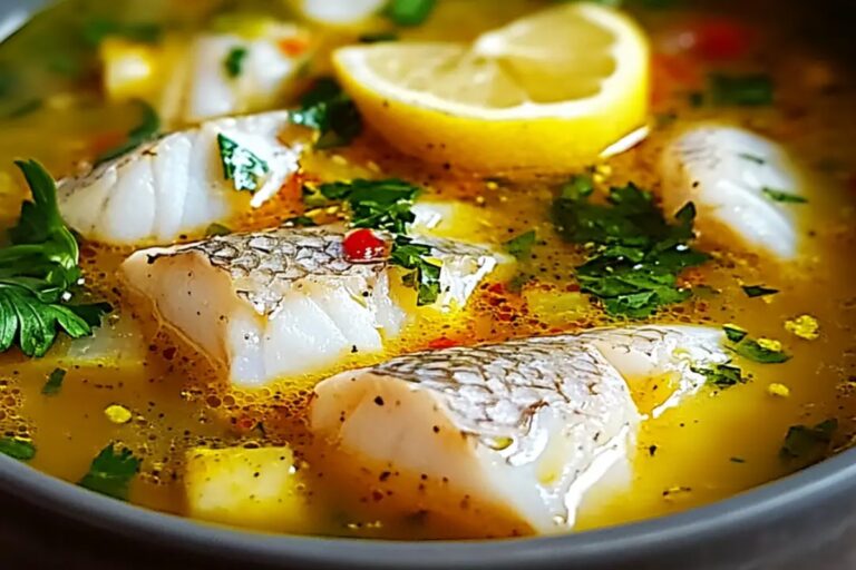 Spicy Lemon Fish Soup Recipe