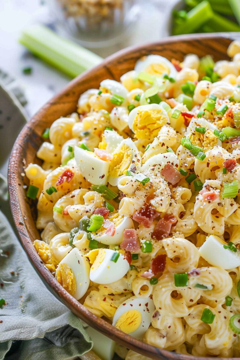 Deviled Egg Pasta Salad Recipe