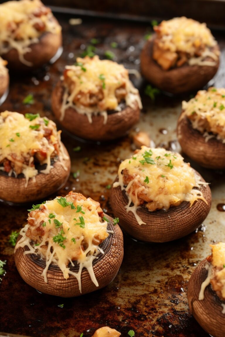 Sausage Stuffed Mushrooms Recipe