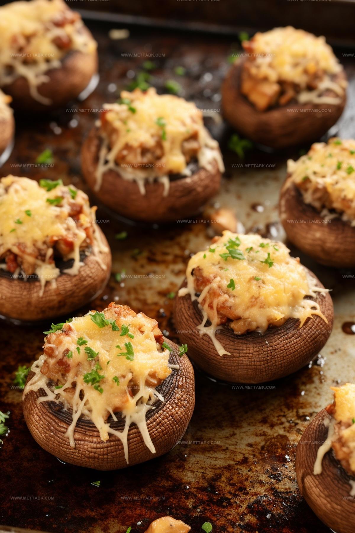 Sausage Stuffed Mushrooms Recipe