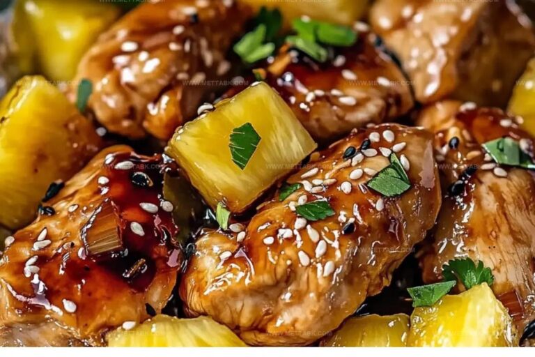 Teriyaki Chicken And Pineapple Foil Packets Recipe