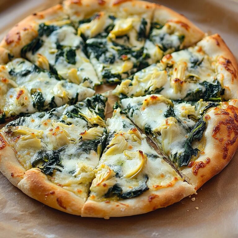 Spinach Artichoke Pizza Recipe
