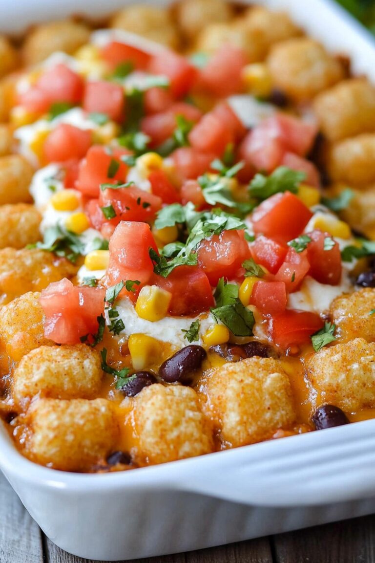 Mexican Tater Tot Casserole Recipe