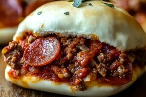 Pepperoni Pizza Sloppy Joes Recipe
