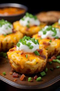 Loaded Mashed Potato Puffs Recipe
