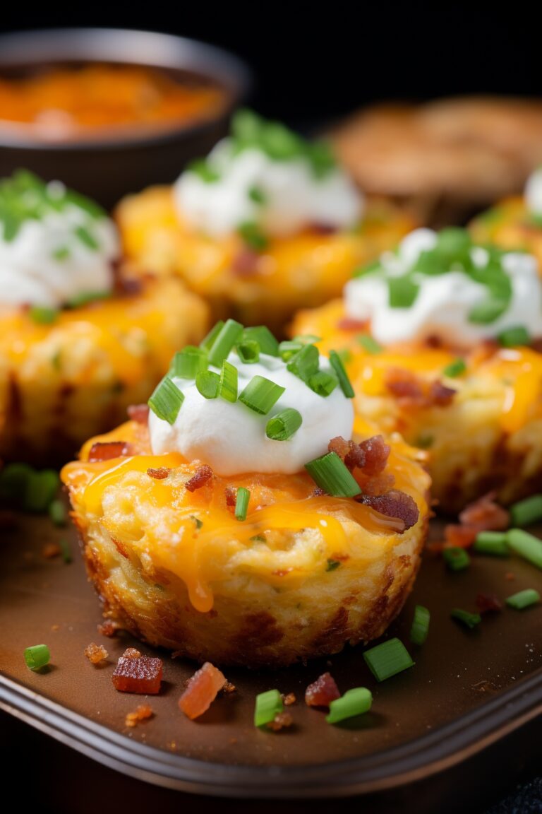 Loaded Mashed Potato Puffs Recipe