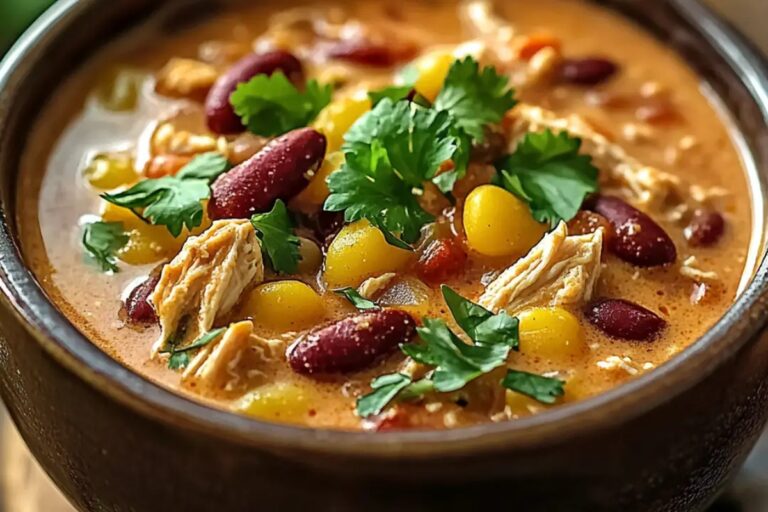 Amazing Slow Cooker Creamy Chicken Chili Recipe