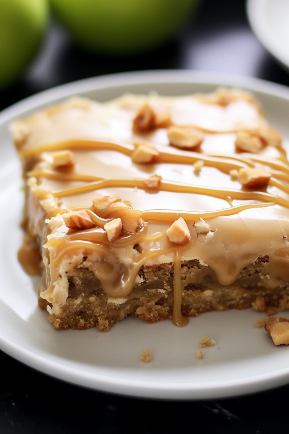 Salted Caramel Apple Sheet Cake Recipe