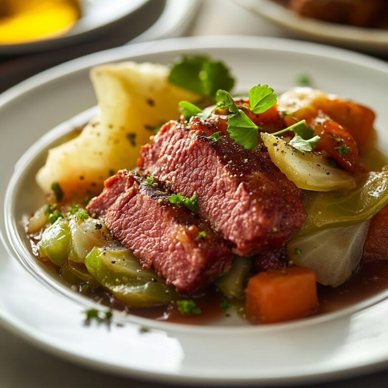 Traditional Irish Corned Beef And Cabbage Recipe