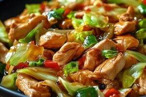 Chinese Chicken Cabbage Stir-Fry Recipe