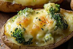 Broccoli Cheese Baked Potatoes Recipe