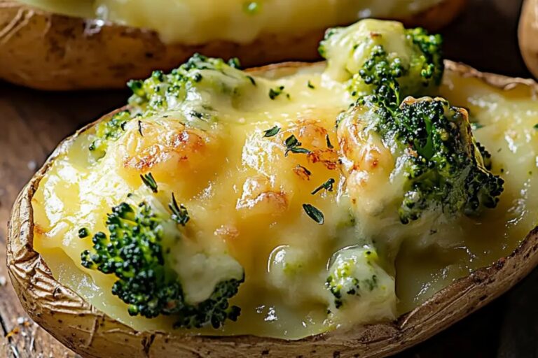 Broccoli Cheese Baked Potatoes Recipe